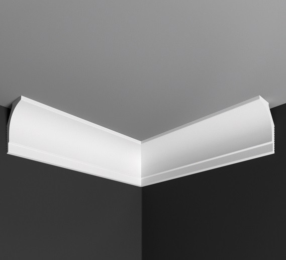 Заказать Угол внутренний к плинтусу Де-Багет П 19 50/35 белый полистирол 