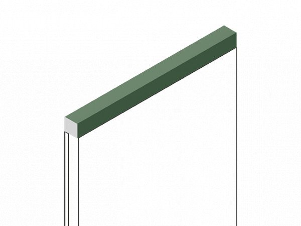 Декоративная рейка HiWood D12V1 GN81 под дерево фитополимер 12х12х2700 мм