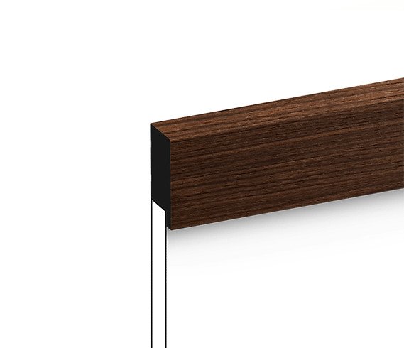 Финишный молдинг для стеновых панелей HiWood LF1 BR396 декорированный фитополимер 17х50х2700 мм