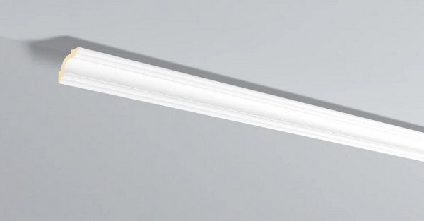 Декоративный потолочный плинтус NMC Allegro AL6 50х50 200 см белого цвета