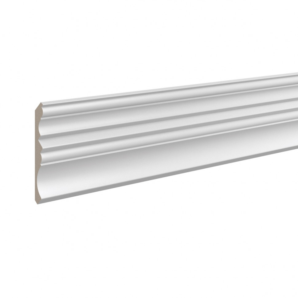 Заказать Потолочный плинтус 85х95 мм Ultrawood CR 002 244 см ЛДФ белый 