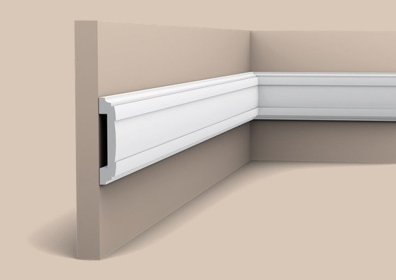 Молдинг 79х16 мм Orac Decor Duropolymer PX102 белый 2 м