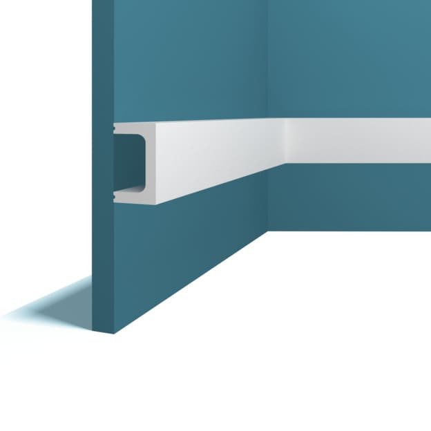 Заказать Декоративый молдинг 30х51 мм Перфект Плюс P86 белый из ударопрочного полимера 200 см 