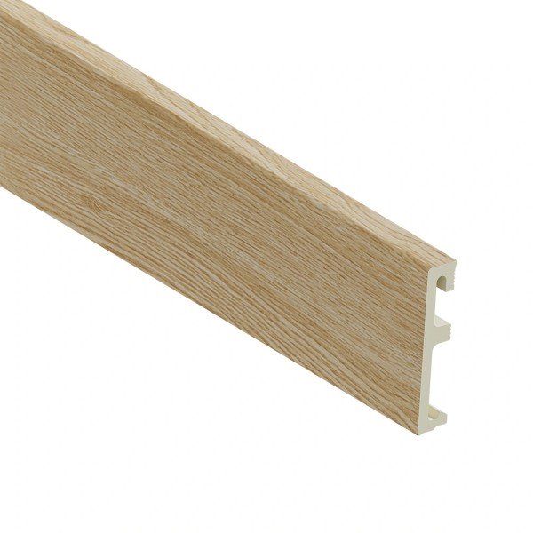 Напольный плинтус ПВХ 80 мм SALAG ALPHA Desert Oak AP8114 пустынный дуб 2.4 м