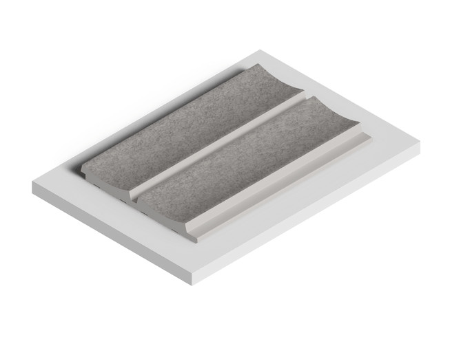 Заказать Декоративная стеновая панель 3D HiWood LV125 GR5 декорированная из фитополимера 12х120х2700 мм 