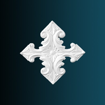 Заказать Декоративный орнамент Перфект G2012 167х167х17 мм белый из полиуретана 