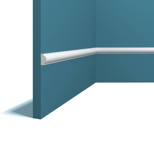 Заказать Декоративый молдинг Перфект Плюс P180 белый из ударопрочного полимера 20х11 200 см 