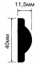 Заказать Молдинг HiWood D1040 белый фитополимер 11.5х40х2000 мм 