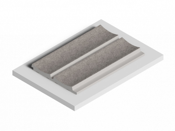 Декоративная стеновая панель 3D HiWood LV125 MP5 декорированная из фитополимера 12х120х2700 мм