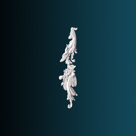 Заказать Декоративный орнамент Перфект G2329L 680х155х30 мм белый из полиуретана 