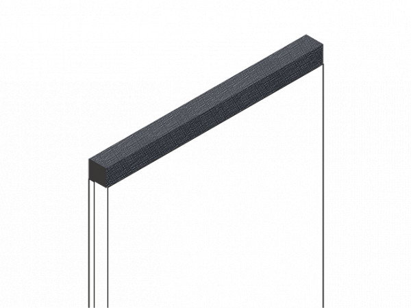 Декоративная рейка HiWood D12V1 BK114 под дерево фитополимер 12х12х2700 мм