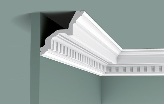 Заказать Потолочный плинтус 116х112 мм Orac Decor Purotouch C211 белый 2 м 