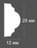 Заказать Декоративный молдинг 12х25 мм Ultrawood U 003 244 см ЛДФ белый 