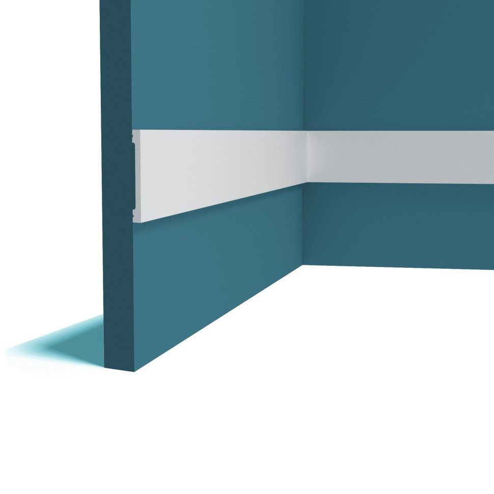 Заказать Декоративый молдинг 75 мм Перфект Плюс P163 белый из ударопрочного полимера 200 см 