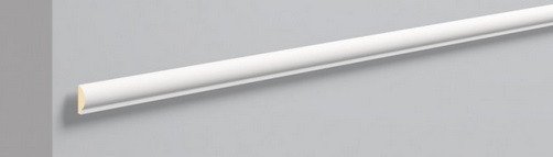 Декоративный молдинг NMC Arstyl SP1 28х10 мм 200 см белого цвета для потолка и стен