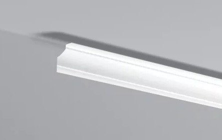 Декоративный потолочный плинтус NMC LX-48 200 см белого цвета 45х45 мм