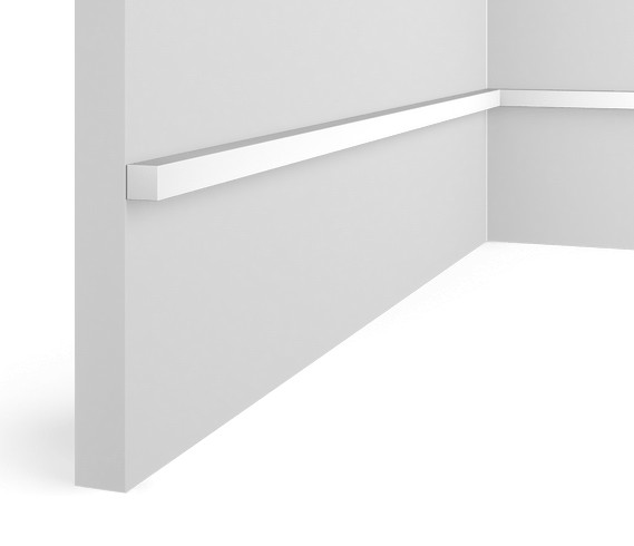 Молдинг HiWood D12V1 белый фитополимер 12х12х2700 мм