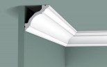 Заказать Потолочный плинтус 80х80 мм Orac Decor Purotouch C213 белый 2 м 