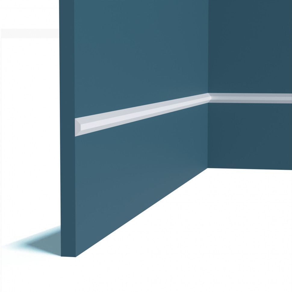 Заказать Декоративый молдинг Перфект Плюс P198 белый из ударопрочного полимера 15х15 200 см 