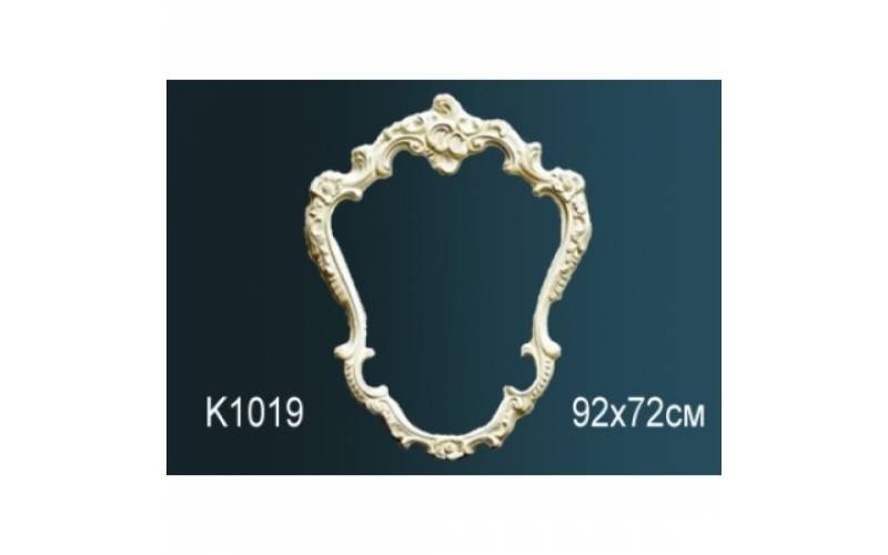 Заказать Декоративное обрамление зеркала Перфект K1019 910х700х45 мм белое из полиуретана 