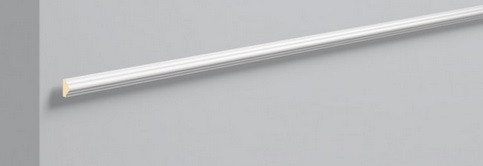 Декоративный молдинг NMC Arstyl SP3 23х13 мм 200 см белого цвета для потолка и стен