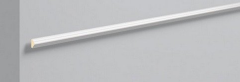 Декоративный молдинг NMC Arstyl SP3 23х13 мм 200 см белого цвета для потолка и стен