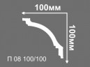Заказать Потолочный плинтус 100х100 мм Де-Багет XPS П 08 100/100 К белый полистирол 200 см 