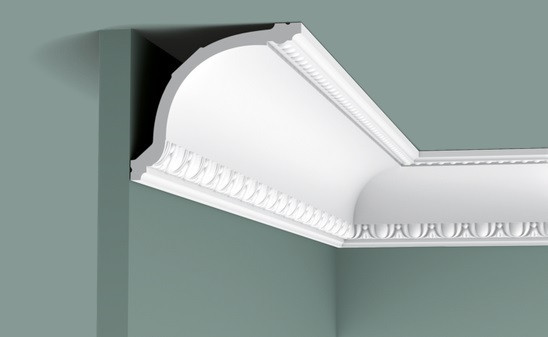 Потолочный плинтус 116х133 мм Orac Decor Purotouch C216 белый 2 м