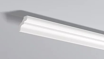 Заказать Декоративный потолочный плинтус NMC LX-52 200 см белого цвета 50х40 мм 