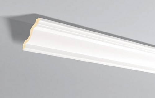 Заказать Декоративный потолочный плинтус NMC Arstyl Z22 125х105 200 см белого цвета 