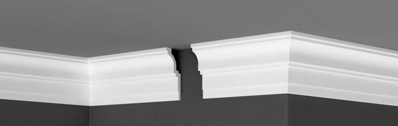 Заказать Потолочный плинтус 100х40 мм Де-Багет XPS П 20 100/40 белый полистирол 200 см 