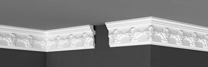 Заказать Потолочный плинтус 84х32 мм Де-Багет Декор ДП 29/90 белый полистирол 200 см 