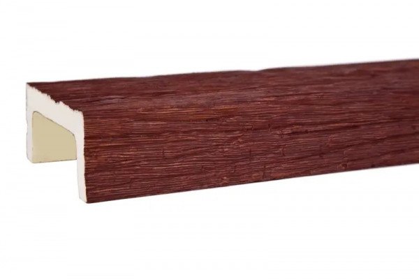 Декоративная балка 50х100 мм Уникс Славянский стиль СС1 Вишня 3 м
