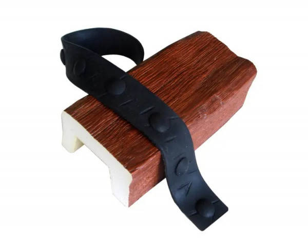 Декоративный ремень для балок и досок с имитацией ковки T черный (кругл) Уникс 95 см