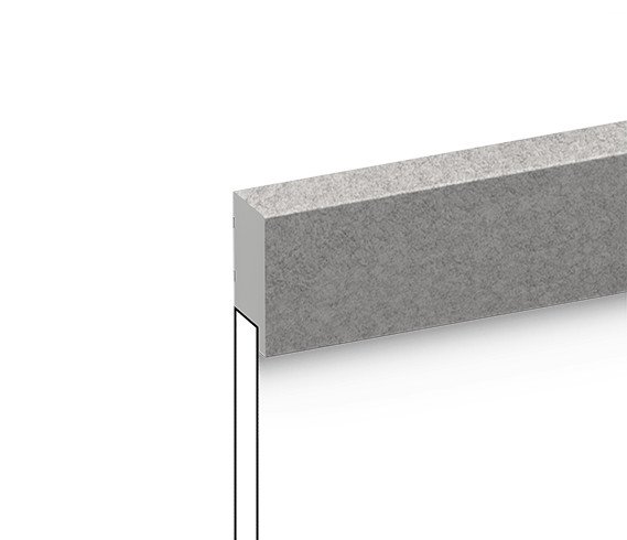 Финишный молдинг для стеновых панелей HiWood LF1 GR5 декорированный фитополимер 17х50х2700 мм