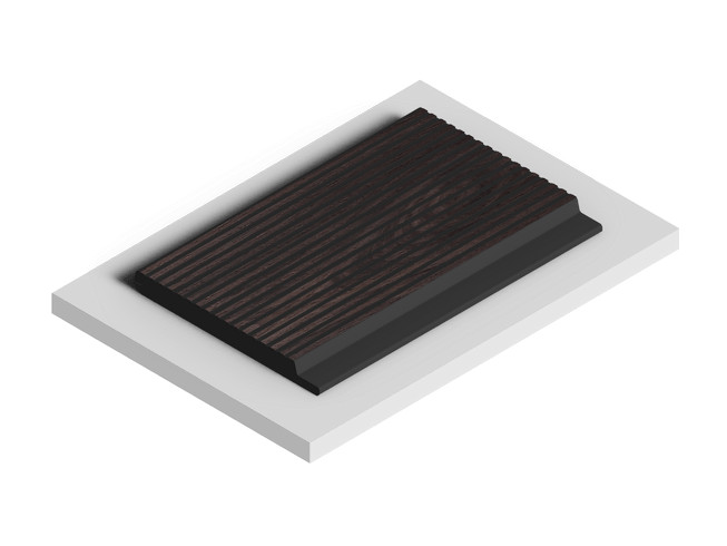 Заказать Декоративная стеновая панель 3D HiWood LV127L BR395K декорированная из фитополимера 12х120х2700 мм 