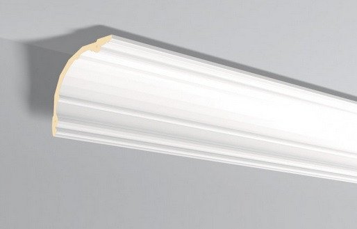 Декоративный потолочный плинтус NMC Arstyl Z40 175х170 200 см белого цвета