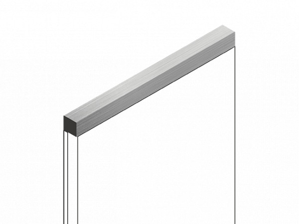 Декоративная рейка HiWood D12V1 S15 под дерево фитополимер 12х12х2700 мм