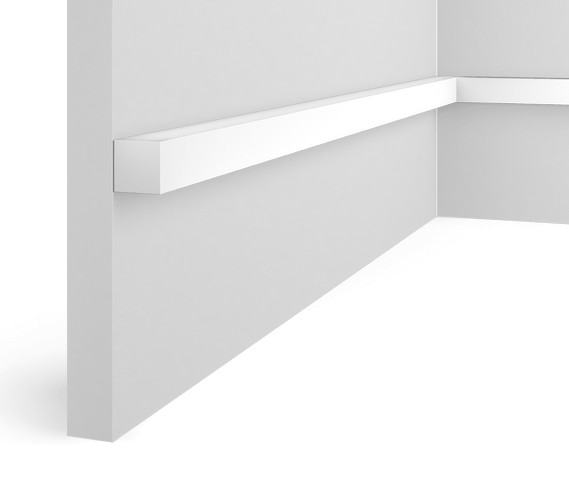 Молдинг HiWood D20V1 белый фитополимер 20х20х2000 мм