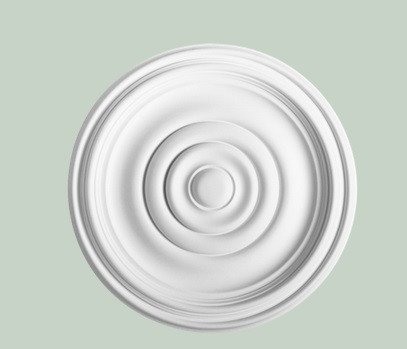 Заказать Потолочная розетка Orac Decor Purotouch R08 полиуретановая белая диаметром 38 см 