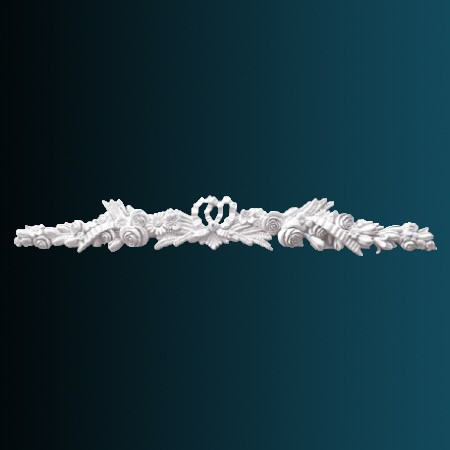 Заказать Декоративный орнамент Перфект G2037 167х122х55 мм белый из полиуретана 