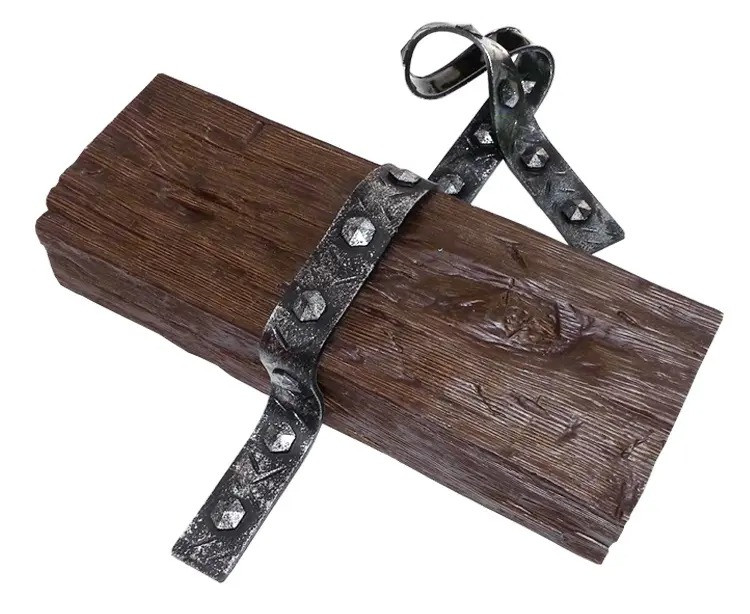 Заказать Декоративный ремень для балок и досок с имитацией ковки М металлик (ромб) Уникс 95 см 