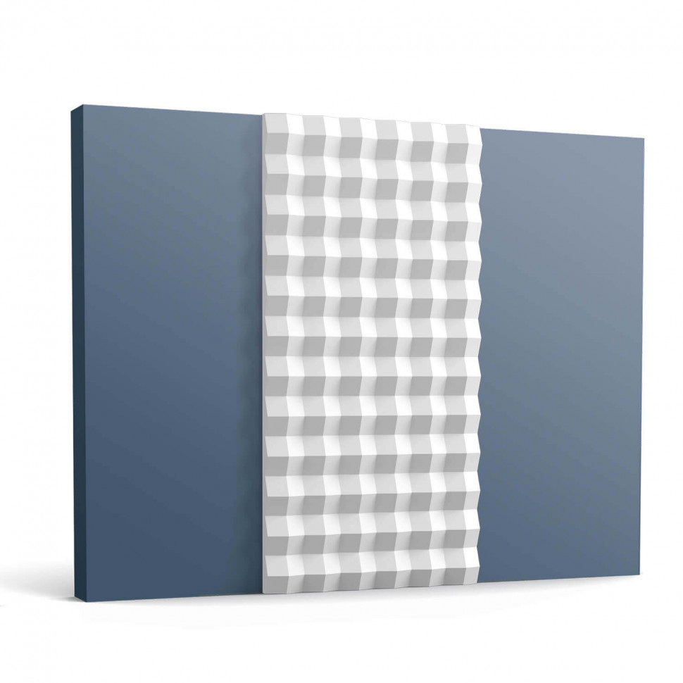 Заказать Декоративная стеновая панель 3D Orac Decor W115 белый полиуретан 200x25x2.3 см 