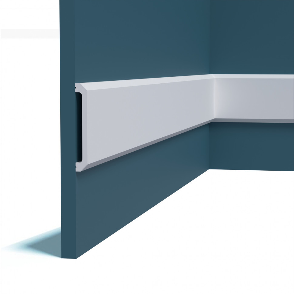 Заказать Декоративый молдинг Перфект Плюс P214-2800 белый из ударопрочного полимера 100х14 280 см 