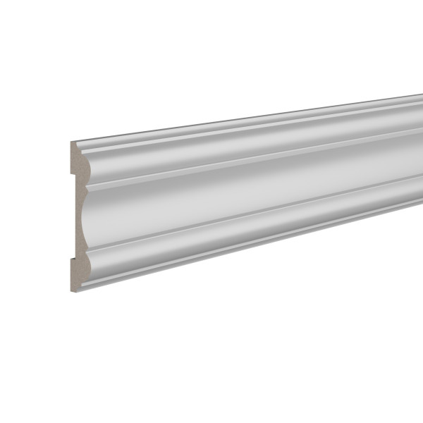 Декоративный молдинг 20х101 мм Ultrawood U 025 244 см ЛДФ белый