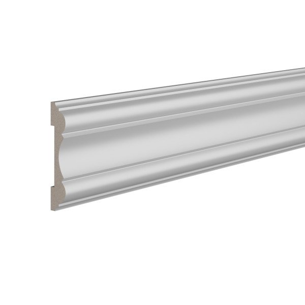 Декоративный молдинг 20х101 мм Ultrawood U 025 244 см ЛДФ белый