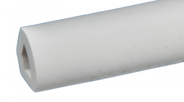 Штапик 14х14 мм ПВХ 1/4 Асви белый 2,4 м