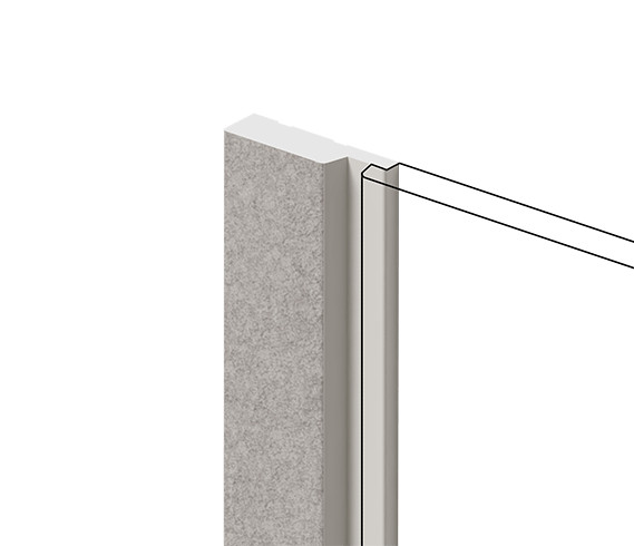 Заказать Финишный молдинг для стеновых панелей HiWood LF124A MP5 декорированный фитополимер 12х42х2700 мм 