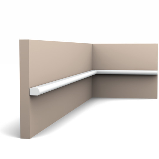 Молдинг Orac Decor Duropolymer PX209 белый дюрополимер 200x1x1.4 см