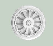 Потолочная розетка Orac Decor Purotouch R10 полиуретановая белая диаметром 15 см